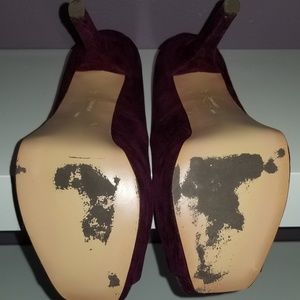 Zara Shoes - ZARA RARE Bordeaux Platform Heels Zara Shoes - ZARA RARE Bordeaux Platform Heels
